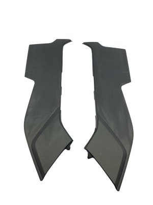 2019-2024 Audi Q7 Black Center Console Trim Cover Panels - Front (Used OEM)
