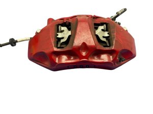 2017-2025 Audi Q7 Red Akebono Disc Brake Caliper with Bracket - Front, Right (Passenger) (Used OEM)