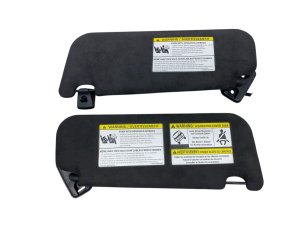 2017-2020 Jaguar F-Pace Ebony (Black) Illuminated Sun Visor - Front, Right (Passenger) (Used OEM)