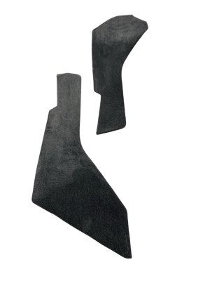  Tesla Model s Black Center Console Lower Trim Panel Cover Set - Front (Used OEM)