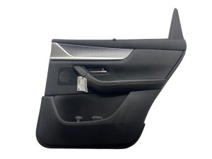 2024-2026 Mazda CX-90 Black Door Interior Trim Panel Assembly with Sun Shade - Rear, Right (Passenger) (Used OEM)