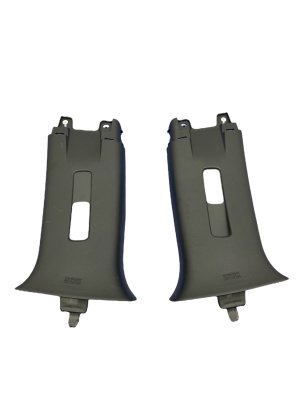 2022-2025 Mitsubishi Outlander Black Upper B Pillar Trim Panel Set (Used OEM)