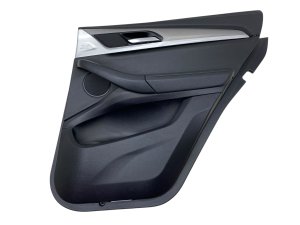 2018-2024 BMW X3 Black Door Interior Trim Panel - Rear, Right (Passenger) (Used OEM)