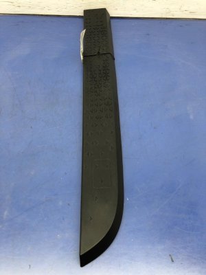 2022-2024 Hyundai Santa Cruz Black Bed Cover Panel - Rear (Used OEM)