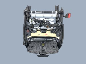 2019-2025 BMW M8 Multi-Contour Comfort Seat Track Frame - Front (Used OEM)