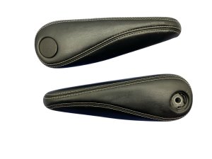 2017-2024 Chrysler Pacifica Black Captain's Chair Seat Armrest Set - Rear, Left (Driver) (Used OEM)