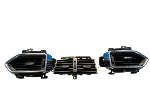 2017-2025 Mazda CX-5 Black Center Console Air Vent Grille Set - Front (Used OEM)