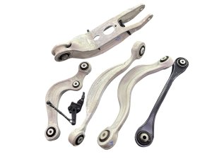 2017-2023 Audi Q7 Upper and Lower Suspension Control Arm Set - Rear, Right (Passenger) (Used OEM)