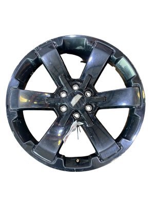 2015-2020 GMC Yukon XL Black 22x9 5-Spoke Polished Black Alloy Wheel (Used OEM)