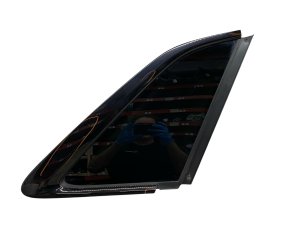 2019-2023 Audi Q8 Black Quarter Glass with Black Moulding - Rear, Right (Passenger) (Used OEM)
