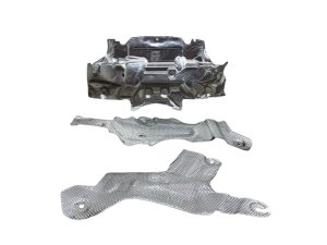 2012-2018 Bentley Continental Underbody Cross Panel Heat Shield Set (Used OEM)