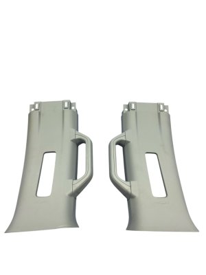 2021-2025 Ford F-150 Gray Upper B-Pillar Trim Set (Used OEM)