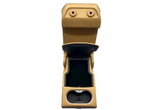 2021-2024 Genesis GV80 Tan Seat Armrest with Cupholder - Rear, Left (Driver) (Used OEM)