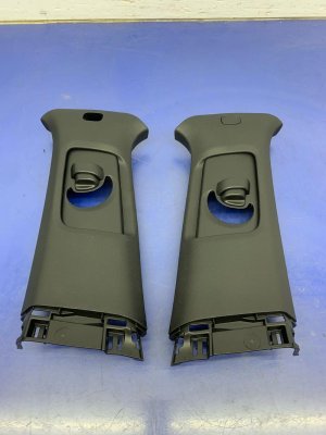 2023-2025 Acura Integra Black Upper B-Pillar Trim Cover Set (Used OEM)