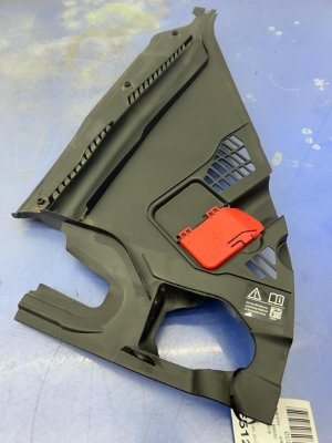 2015-2020 BMW M4 Black Cowl Engine Trim Cover (Used OEM)
