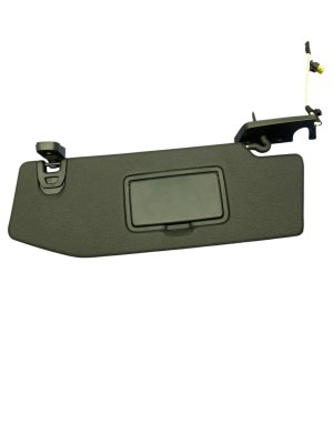 2018-2025 Jeep Wrangler Illuminated Sun Visor without Garage Door Opener - Front, Right (Passenger) (Used OEM)