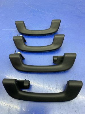 2017-2023 BMW 528i Black Front and Rear Interior Grab Bar Set (Used OEM)