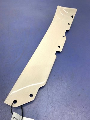 2018-2020 Lincoln Navigator White Door Molding Trim - Front, Left (Driver) (Used OEM)