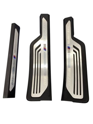 2019-2025 BMW X7 M Sport Door Sill Skid Plate Set - Front (Used OEM)