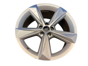 2020-2025 Audi Q7 19x8.5 5-Spoke Silver Painted Alloy Wheel (Used OEM)