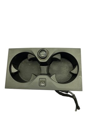 2020-2023 BMW X6 Center Console Cup Holder with 12V Socket and USB Port - Front (Used OEM)