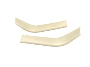 2004-2009 Cadillac XLR Tan Door Sill Plate Set - Rear (Used OEM)