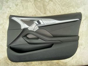 2020-2024 BMW M8 Black Door Interior Trim Panel - Front, Right (Passenger) (Used OEM)