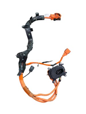 2021-2024 Ford Mustang Mach-E High Voltage Power Charging Inlet Cable with Bracket (Used OEM)
