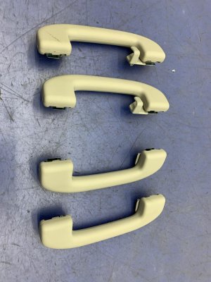 2019 Nissan Murano Tan Interior Roof Grab Bar Handle Assist Strap Set (Used OEM)