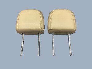 2025 Buick Enclave Tan Leatherette Seat Headrest Set - Front, Right (Passenger) (Used OEM)