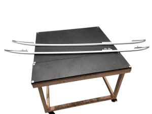 2019-2025 BMW X7 Silver Roof Rail Luggage Rack Set (Used OEM)