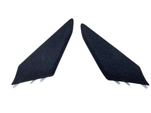 2022-2025 Lucid Air Black Center Console Trim Cover Panel Set (Used OEM)