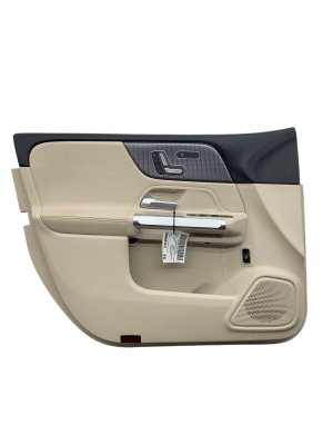 2020-2023 Mercedes-Benz GLB250 Beige Door Interior Trim Panel with Switches - Front, Left (Driver) (Used OEM)