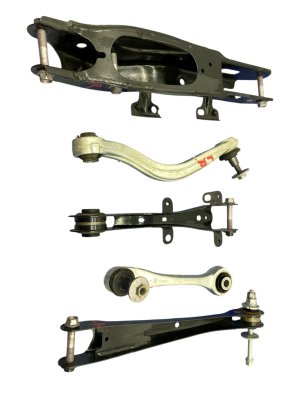 2025-2026 Mazda CX-70 Upper and Lower Suspension Control Arm Set - Rear, Left (Driver) (Used OEM)