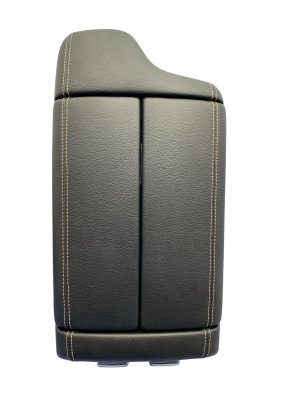 2021-2024 Genesis GV80 Black Center Console Armrest Compartment Lid with Air Vents - Rear (Used OEM)