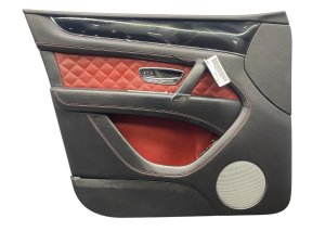 2016-2020 Bentley Bentayga Red Door Interior Trim Panel - Front, Left (Driver) (Used OEM)