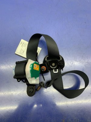 2022-2023 Hyundai Santa Cruz Black Seat Belt Assembly - Rear, Left (Driver) (Used OEM)