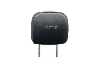 2015-2018 Porsche Macan Black Seat Leatherette Headrest - Front, Left (Driver) (Used OEM)