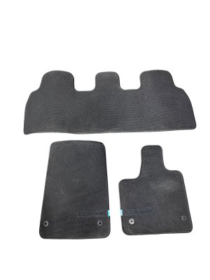 2023-2024 Fisker Ocean Black 3-Piece Carpet Floor Mat Set - Front, Right (Passenger) (Used OEM)