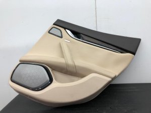 2014-2017 Maserati Ghibli Brown Door Interior Trim Panel - Rear, Right (Passenger) (Used OEM)