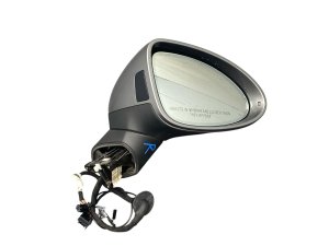 2015-2018 Porsche Cayenne Gray Power Folding Blind Spot Door/Side View Mirror - Front, Right (Passenger) (Used OEM)