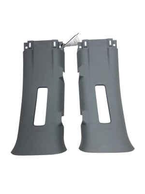 2021-2025 Ford F-150 Gray Upper B-Pillar Trim Panels - Left (Driver) (Used OEM)