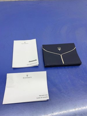 2019 Maserati Levante Warranty Card and Quick Reference Guide with Case (Used OEM)