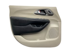 2021-2024 Chrysler Pacifica Black Door Interior Trim Panel with Handle Light - Front, Left (Driver) (Used OEM)