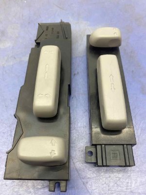 2015-2020 Acura TLX Gray Power Seat Switch Assembly Set - Front (Used OEM)