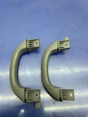 2018-2025 Honda Odyssey Gray Interior B-Pillar Grab Handle Set (Used OEM)