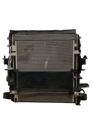 2021-2024 INFINITI QX80 Radiator Condenser Fan Shroud Oil Cooler Assembly (Used OEM)
