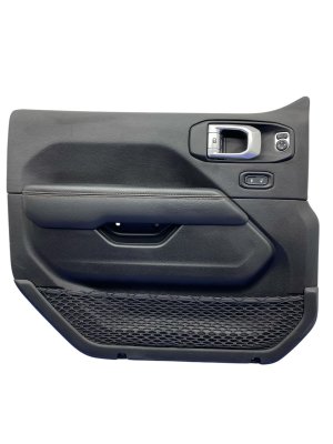 2018-2024 Jeep Wrangler Black Door Interior Trim Panel - Front, Left (Driver) (Used OEM)