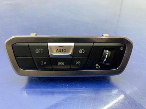 2020-2024 BMW X6 Headlamp Control Switch Panel - Front (Used OEM)