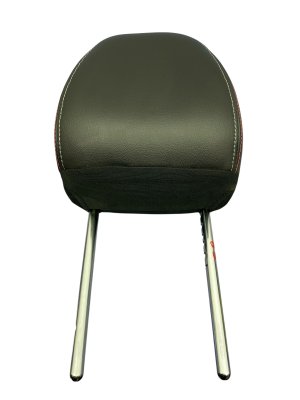 2025 Nissan Kicks Black Seat Leather Headrest with Contrast Stitching - Front, Left (Driver) (Used OEM)